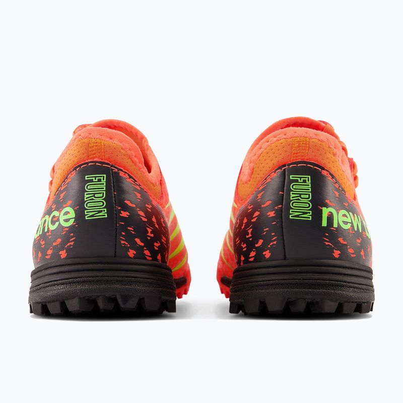 Buty piłkarskie dziecięce New Balance Furon v7 Dispatch JNR TF neon dragonfly 13