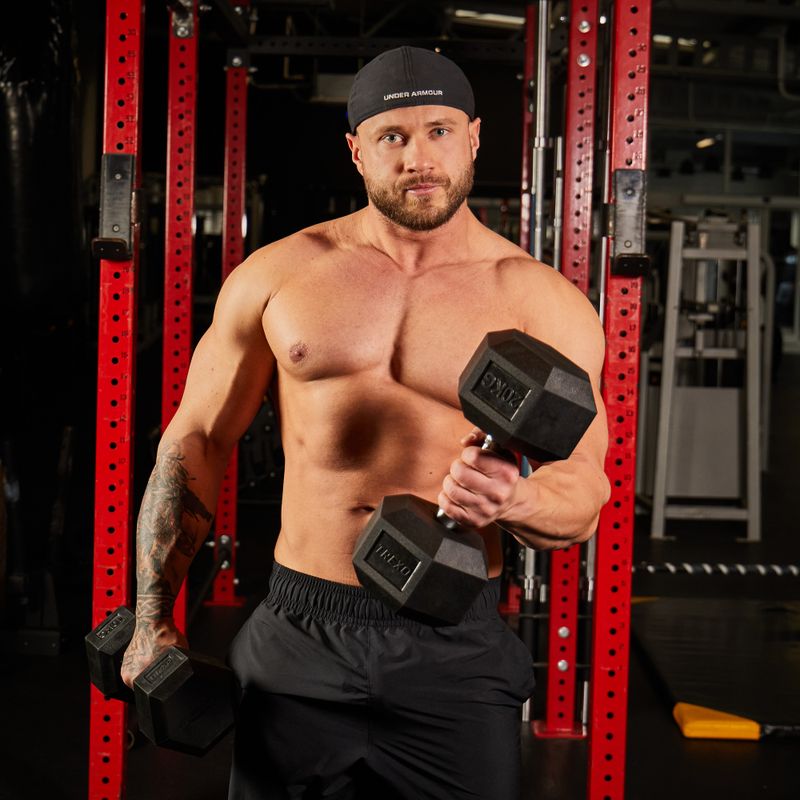 Hantel ogumowany XTREXO Hex 20 kg 11