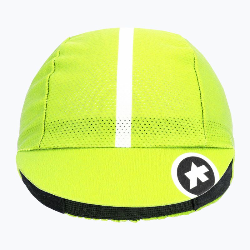Czapka z daszkiem rowerowa ASSOS Cap optic yellow 2