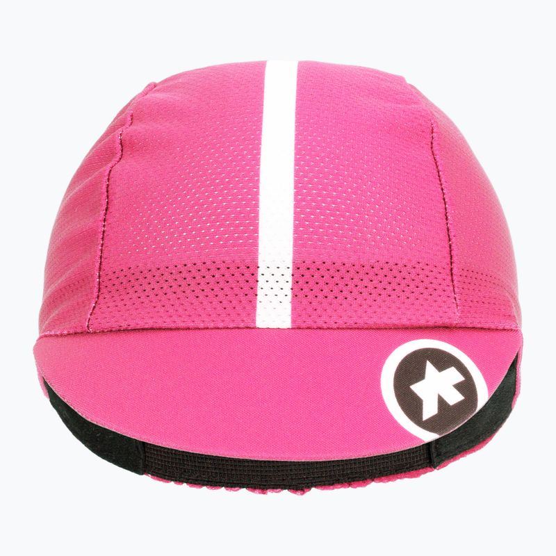 Czapka z daszkiem rowerowa ASSOS Cap fluo pink 3