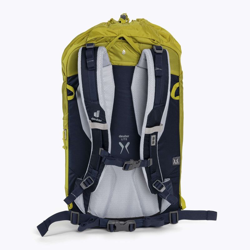 Plecak wspinaczkowy damski deuter Guide Lite 22 l SL greencurry/navy 2