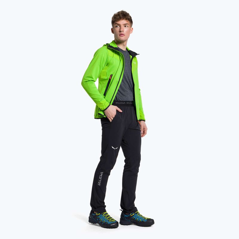 Bluza trekkingowa męska Salewa Agner Hybrid PL/DST FZ Hoody pale frog 2