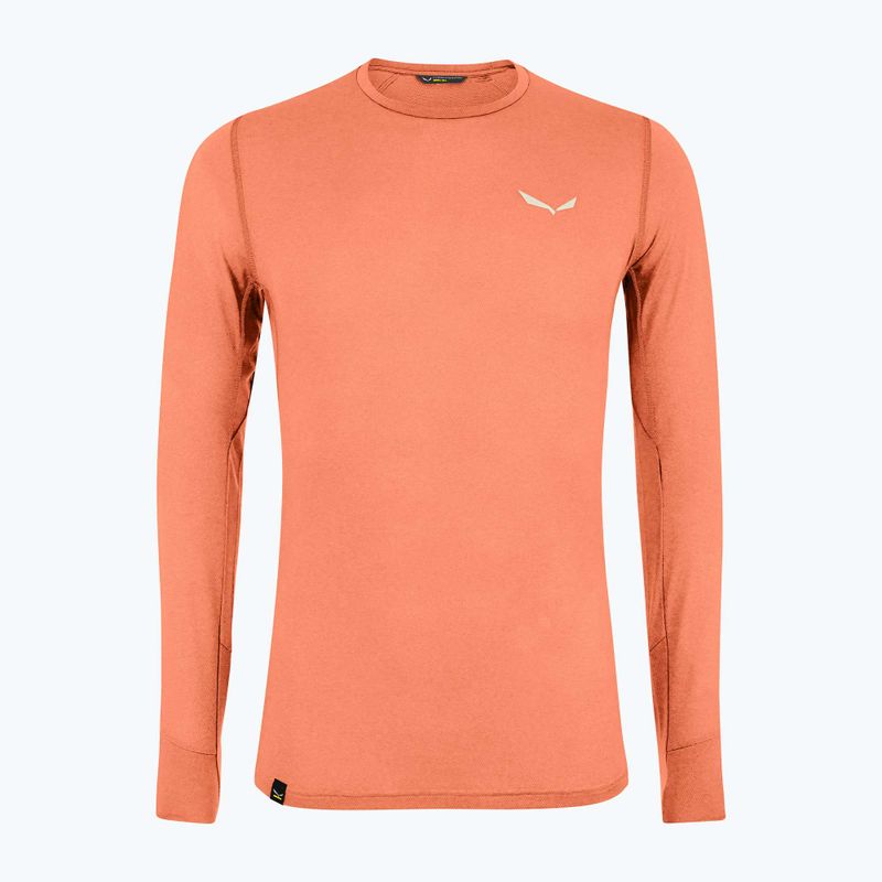 Longsleeve trekkingowy męski Salewa Pedroc 2 Dry red orange melange 5