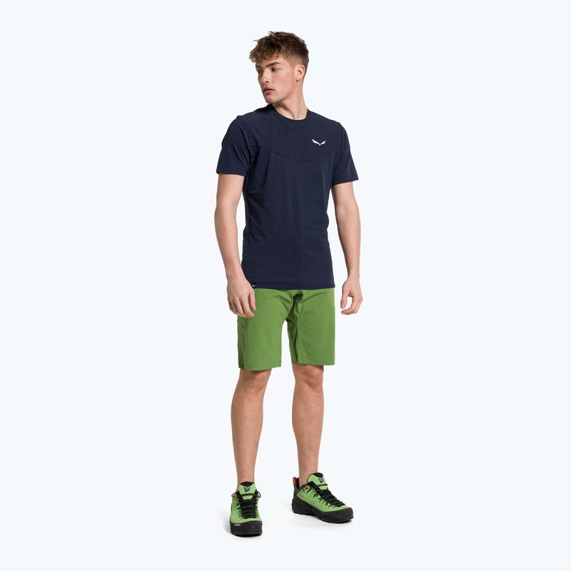Koszulka wspinaczkowa męska Salewa Lavaredo Hemp navy blazer 2