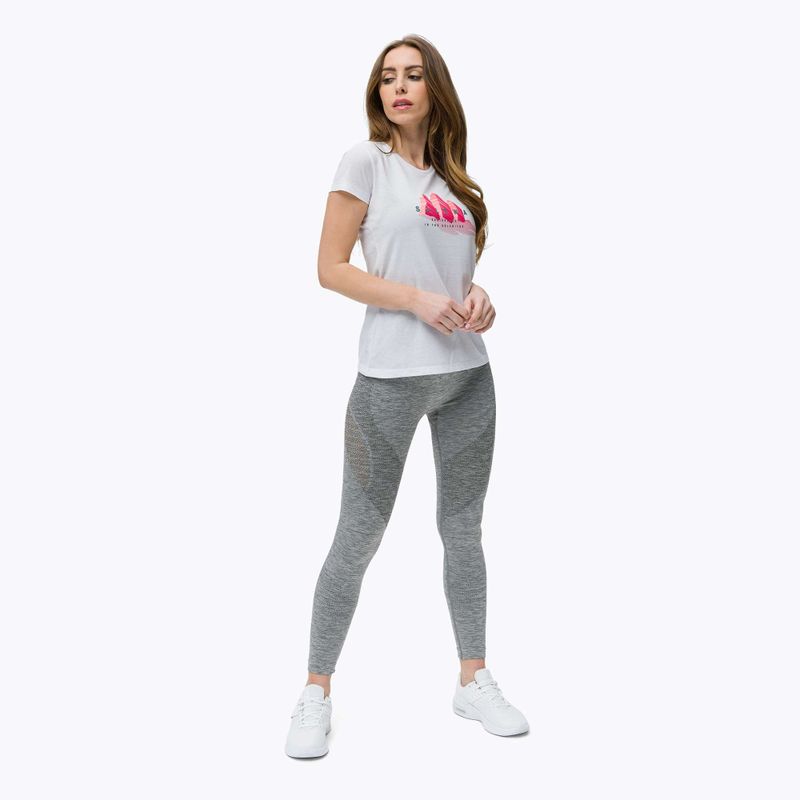 Koszulka trekkingowa damska Salewa Lines Graphic Dry optical white 2