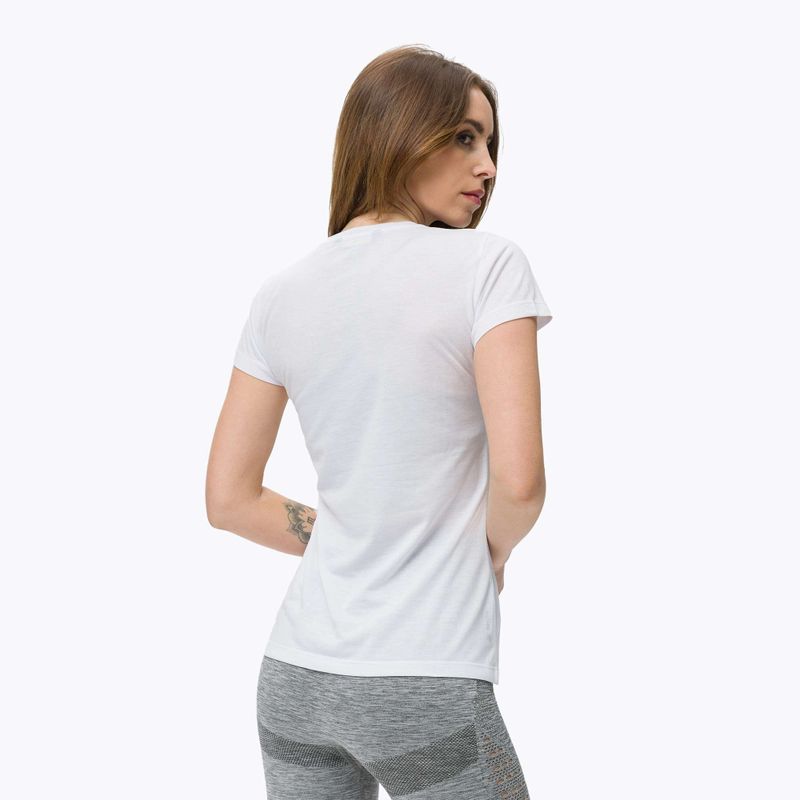 Koszulka trekkingowa damska Salewa Lines Graphic Dry optical white 3