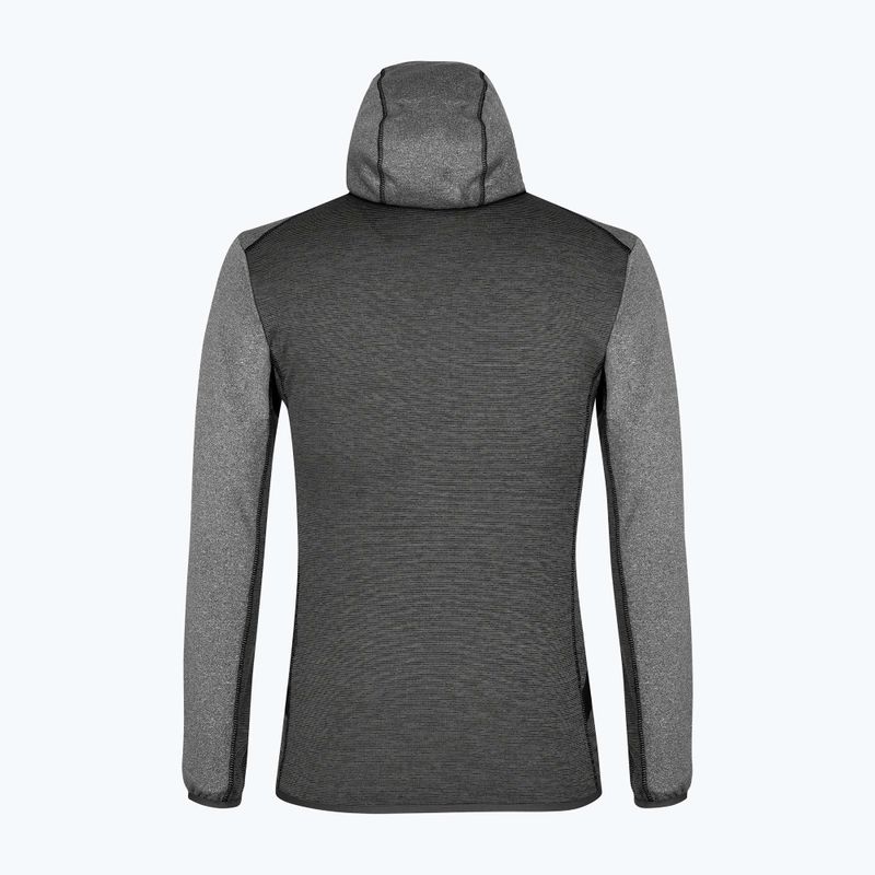 Bluza trekkingowa męska Salewa Puez Melange PL FZ Hoody black out melange 5