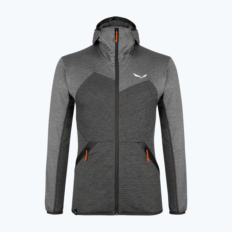 Bluza trekkingowa męska Salewa Puez Melange PL FZ Hoody black out melange 6