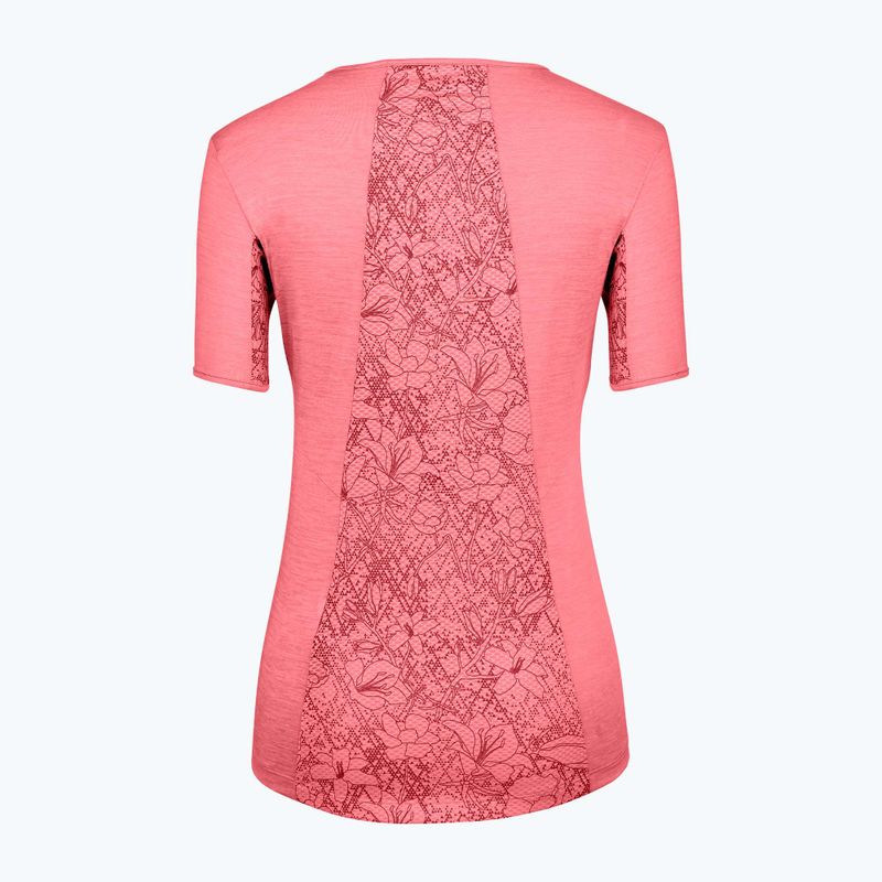 Koszulka trekkingowa damska Salewa Puez Graphic 2 Dry calypso coral melange 2