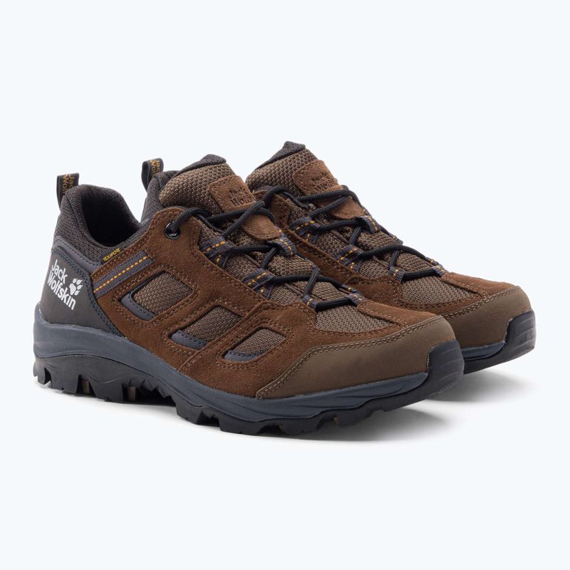 Buty trekkingowe męskie Jack Wolfskin Vojo 3 Texapore Low brown/phantom 5