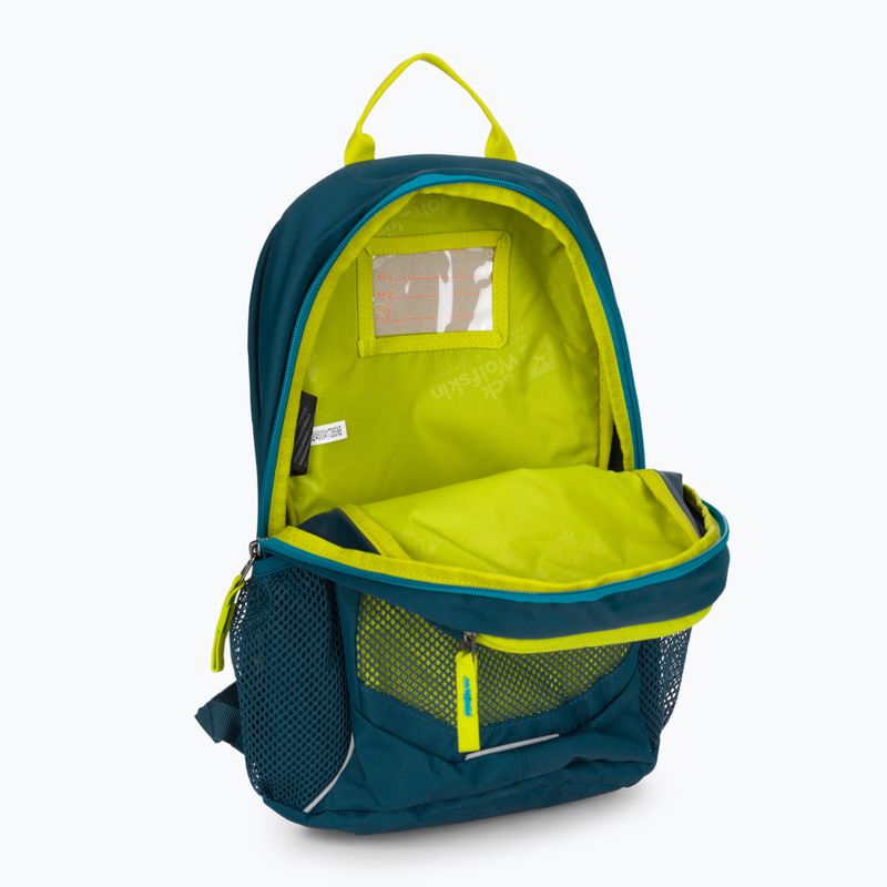 Plecak turystyczny dziecięcy Jack Wolfskin Track Jack 10 l dark sea 4