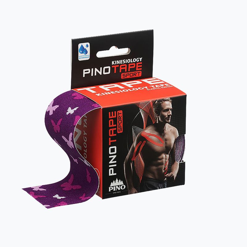 Taśma do kinesiotapingu PinoTape Prosport fioletowa 45124 2