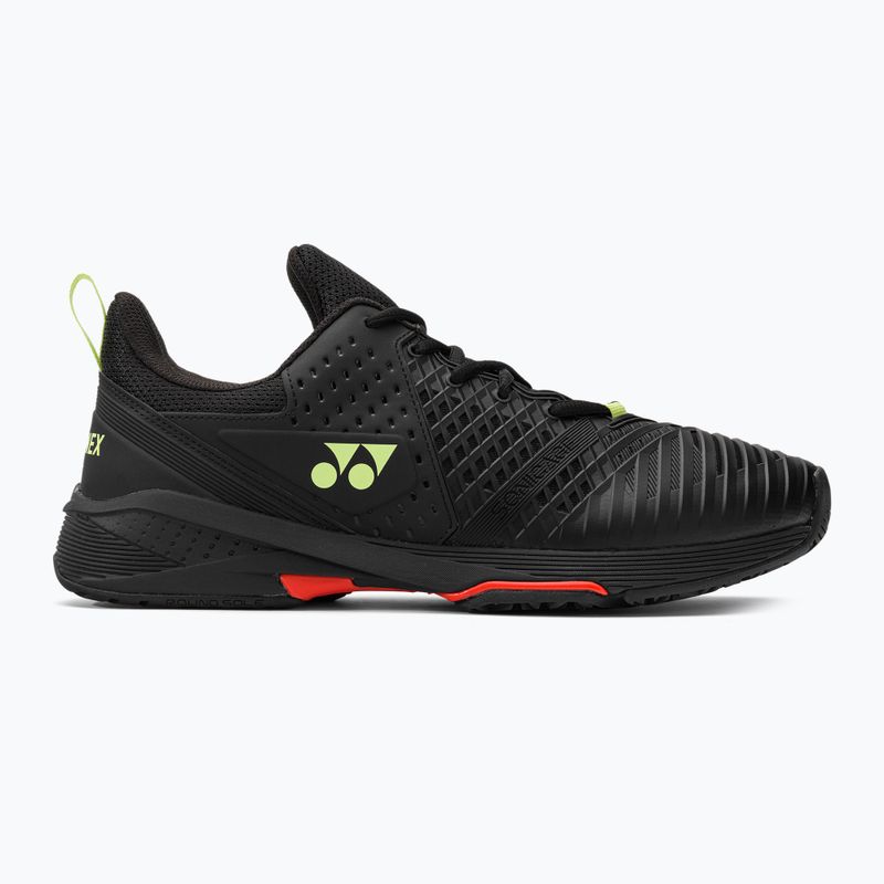 Buty do tenisa męskie YONEX Sonicage 3 black/lime 2