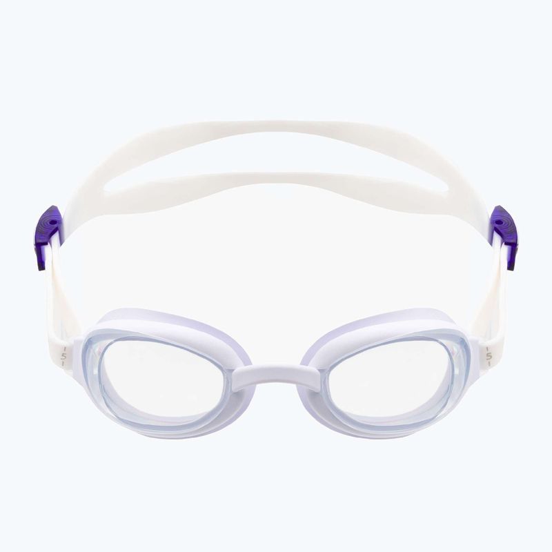 Okulary do pływania damskie Speedo Aquapure Female white/purple/clear 2