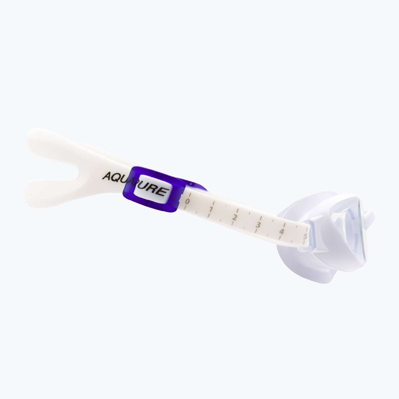 Okulary do pływania damskie Speedo Aquapure Female white/purple/clear 3