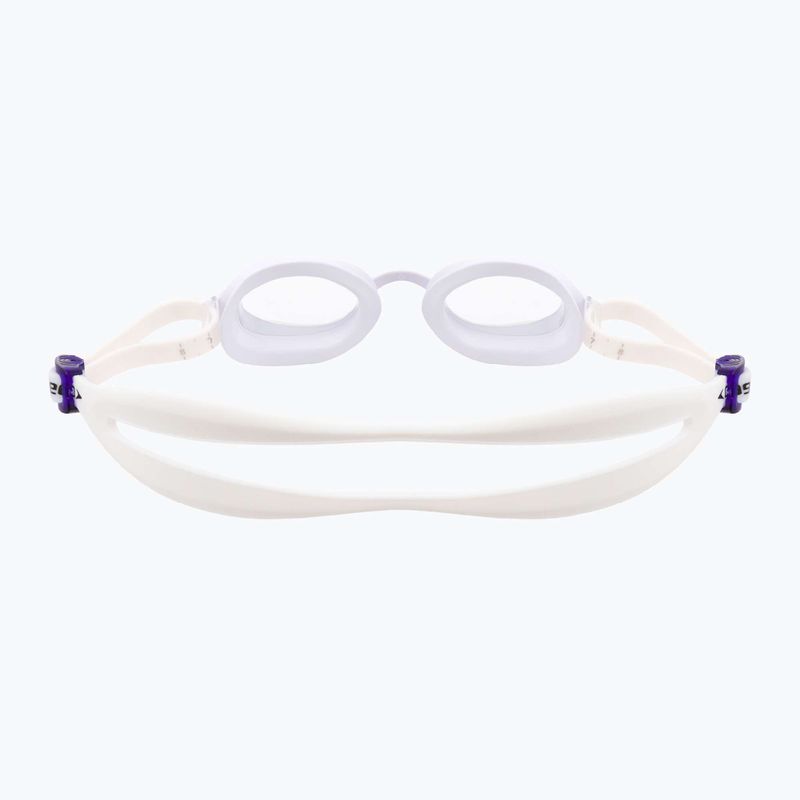 Okulary do pływania damskie Speedo Aquapure Female white/purple/clear 4