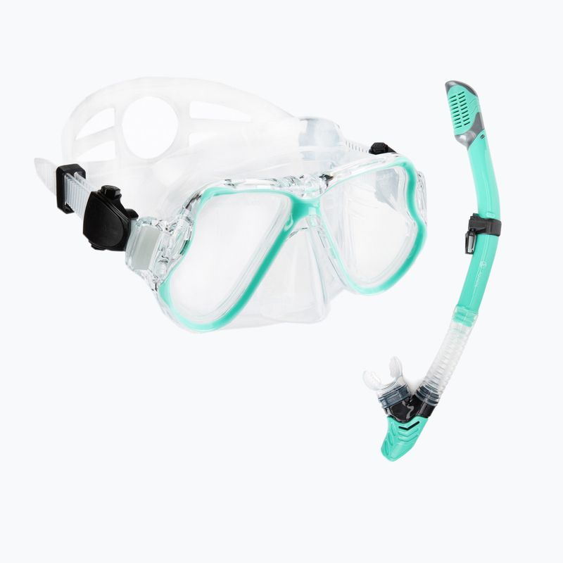 Zestaw do snorkelingu AQUASTIC MSA-01N niebieski