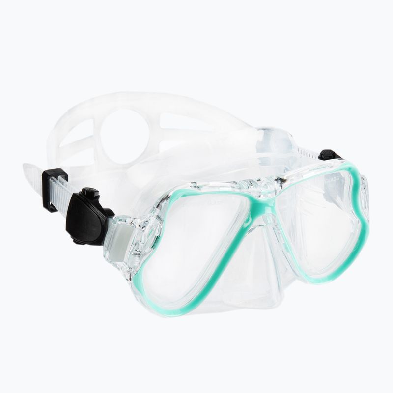 Zestaw do snorkelingu AQUASTIC MSA-01N niebieski 2