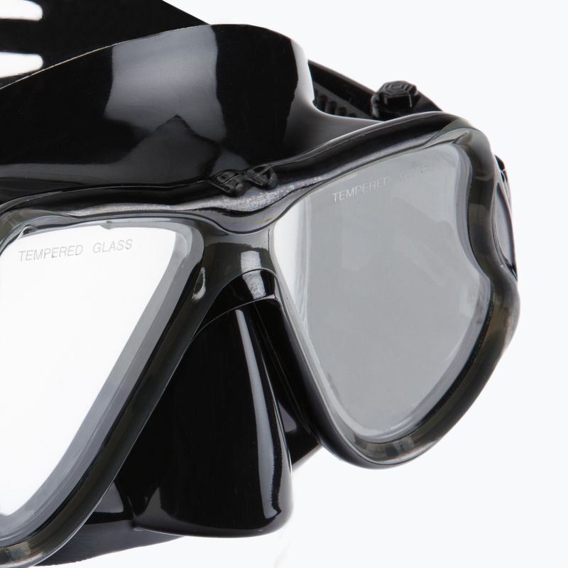 Zestaw do snorkelingu AQUASTIC MSA-01C czarny 8