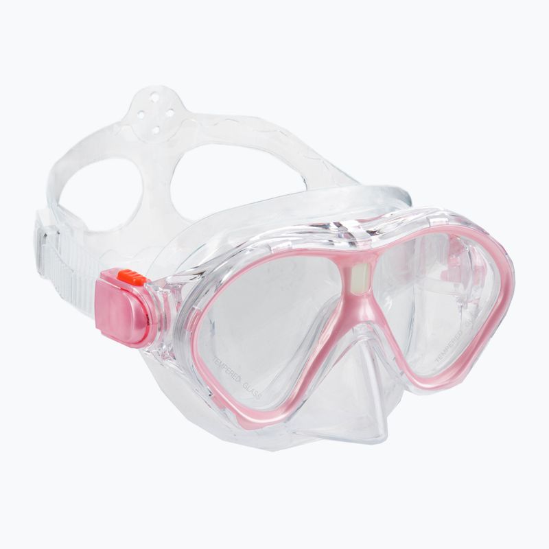 Zestaw do snorkelingu dziecięcy AQUASTIC MSFK-01SR różowy 10
