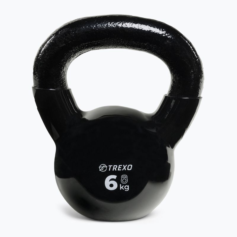 Kettlebell Żeliwny gumowany XTREXO VKB06 6 kg 3