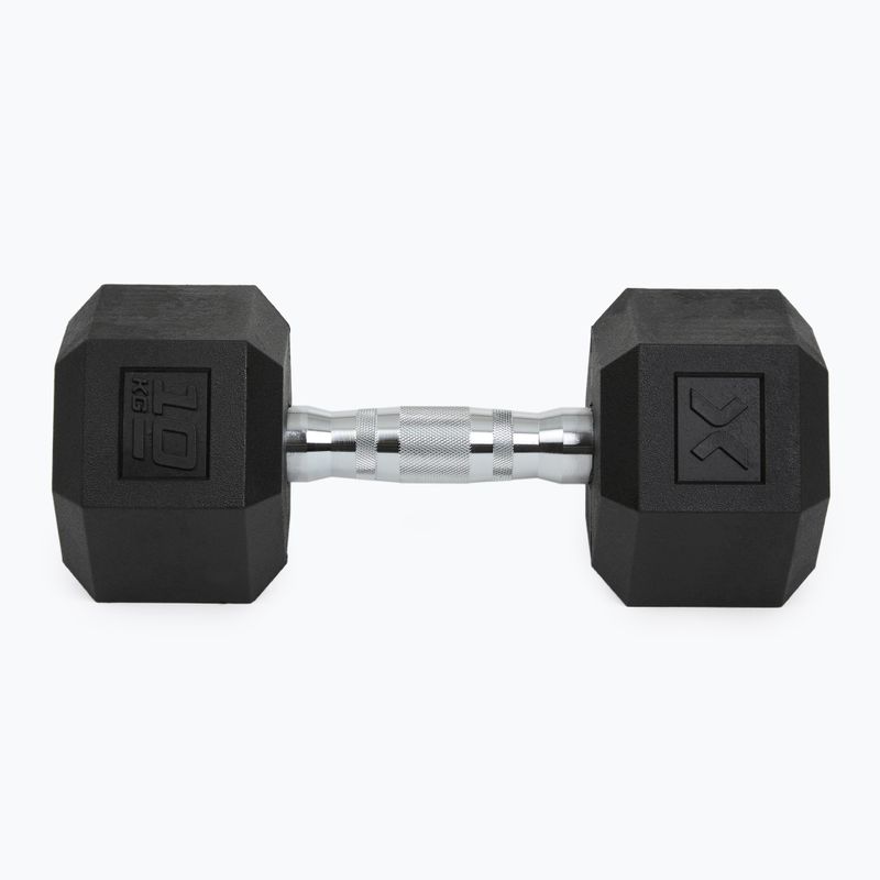 Hantel ogumowany XTREXO Hex 10 kg 7