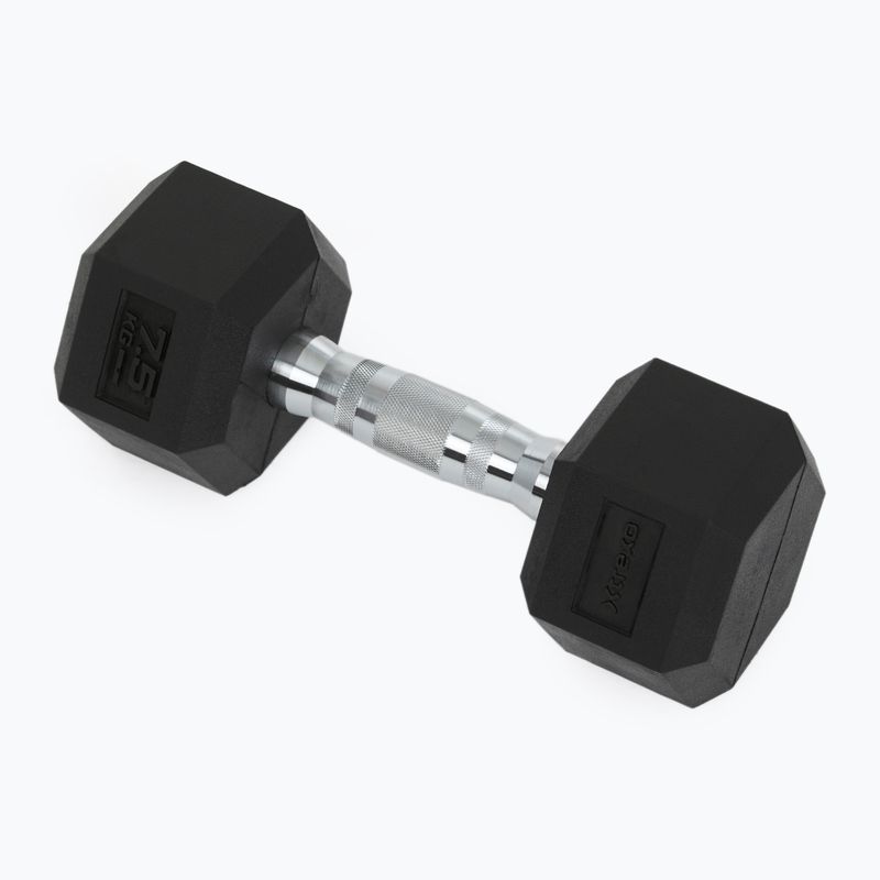 Hantel ogumowany XTREXO Hex 7.5 kg