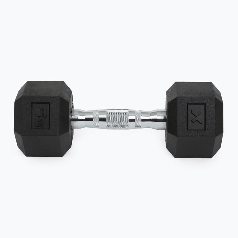 Hantel ogumowany XTREXO Hex 5 kg 7