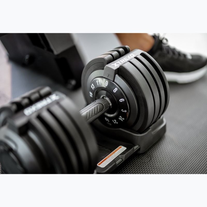 Hantel regulowany XTREXO Nowa generacja TXO-B4W002 24 kg czarny 5
