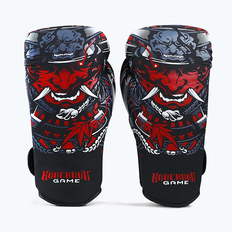 Rękawice bokserskie Ground Game Samurai czarne 4