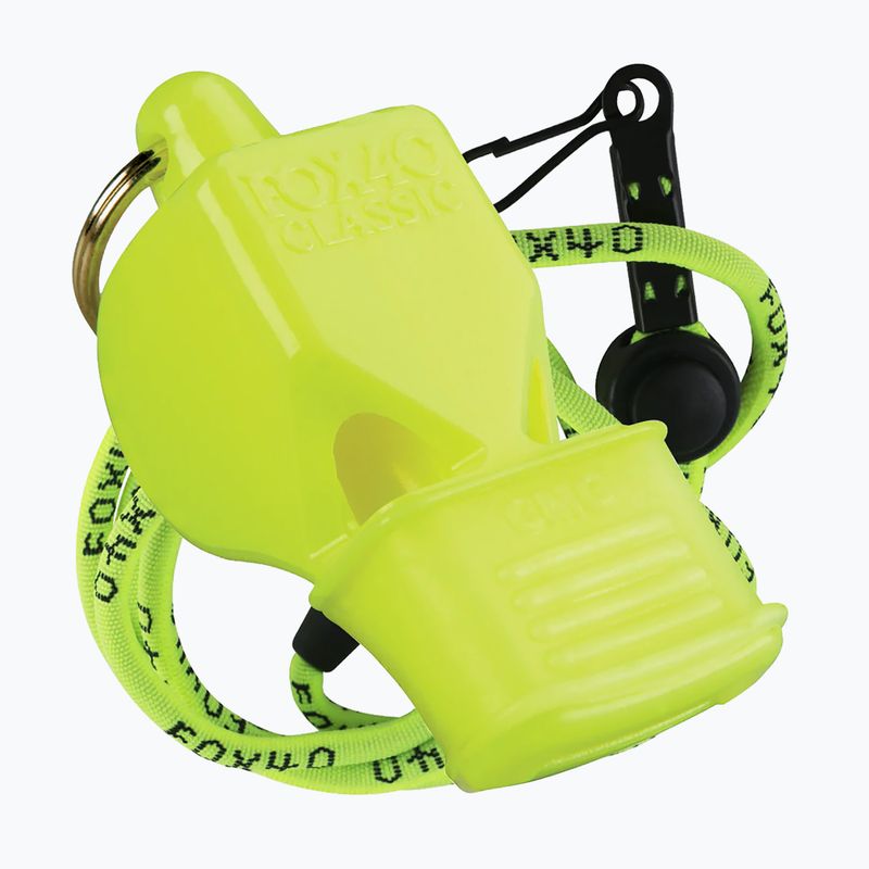 Gwizdek ze sznurkiem Fox 40 Classic CMG Safety neon yellow