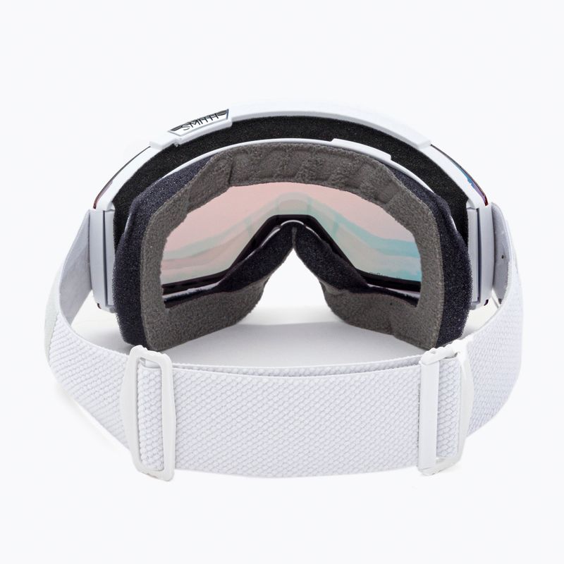Gogle narciarskie Smith Squad white vapor/chromapop photochromic red mirror 3
