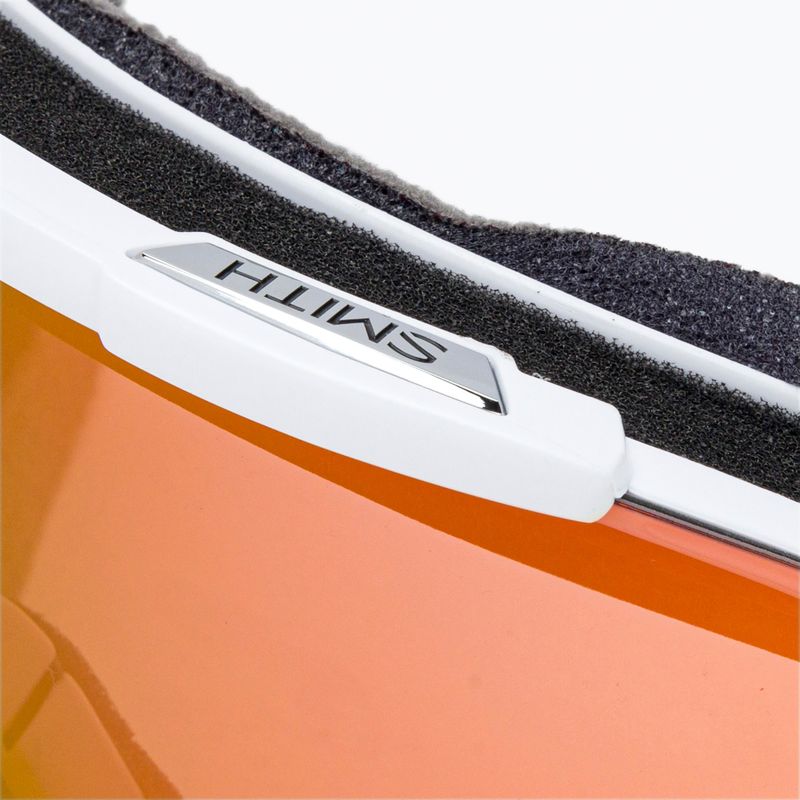 Gogle narciarskie Smith Squad white vapor/chromapop photochromic red mirror 5