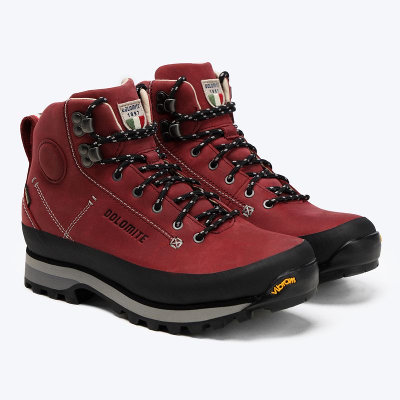 Buty trekkingowe damskie Dolomite 54 Trek GTX burgundy red 5
