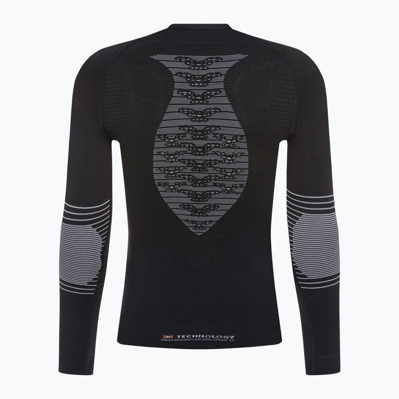 Longsleeve termoaktywny męski X-Bionic Energizer 4.0 opal black/arctic white 2