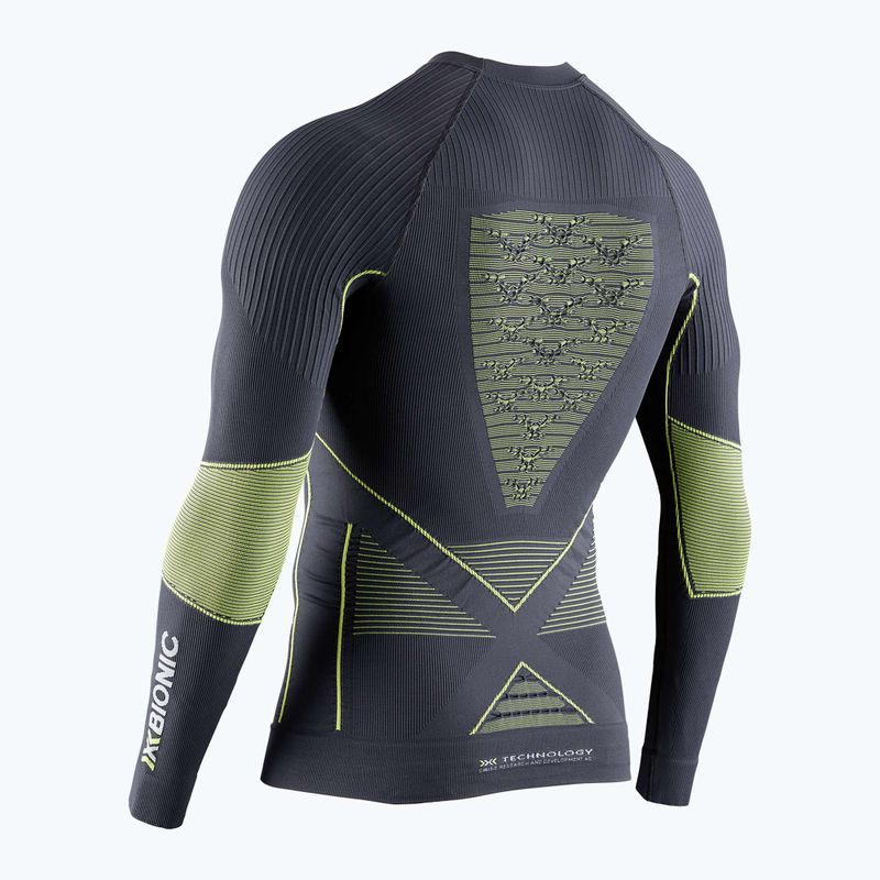 Bluza termoaktywna męska X-Bionic Energy Accumulator 4.0 charcoal/yellow 2