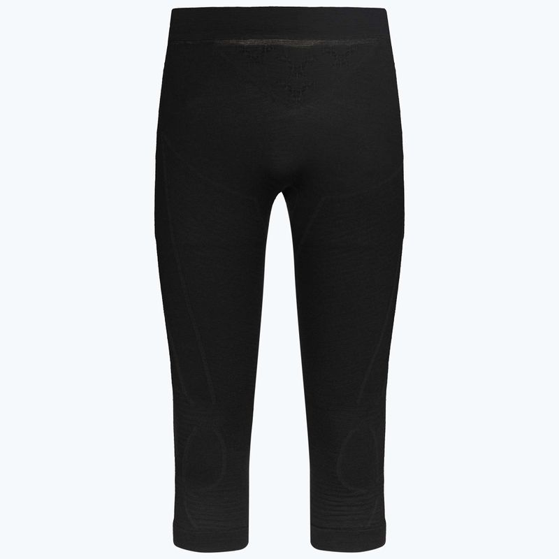 Spodnie termoaktywne męskie X-Bionic 3/4 Apani 4.0 Merino black/black