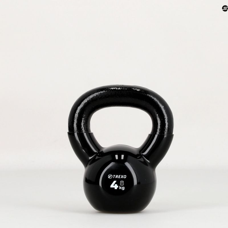 Kettlebell Żeliwny gumowany XTREXO VKB04 4 kg 8