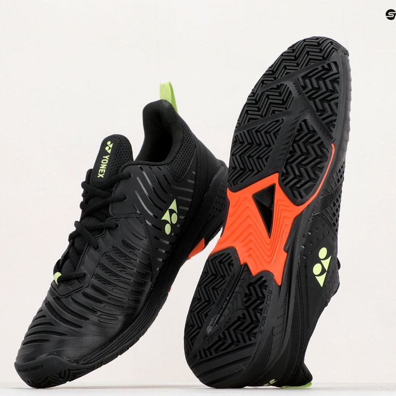 Buty do tenisa męskie YONEX Sonicage 3 black/lime 19