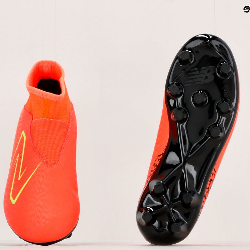 Buty piłkarskie dziecięce New Balance Tekela Magique V4+ FG neon dragonfly 17