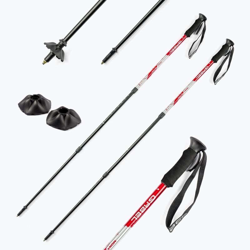 Kije trekkingowe GABEL Mont Blanc czerwone 7009430700000 6