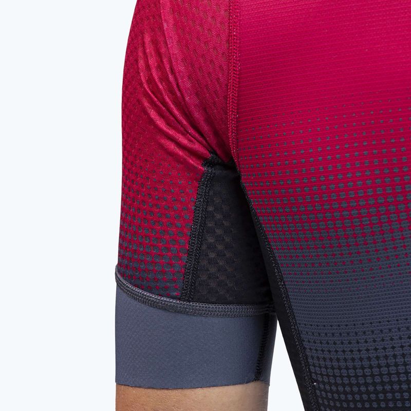 Koszulka rowerowa męska Alé Gradient masai red 7