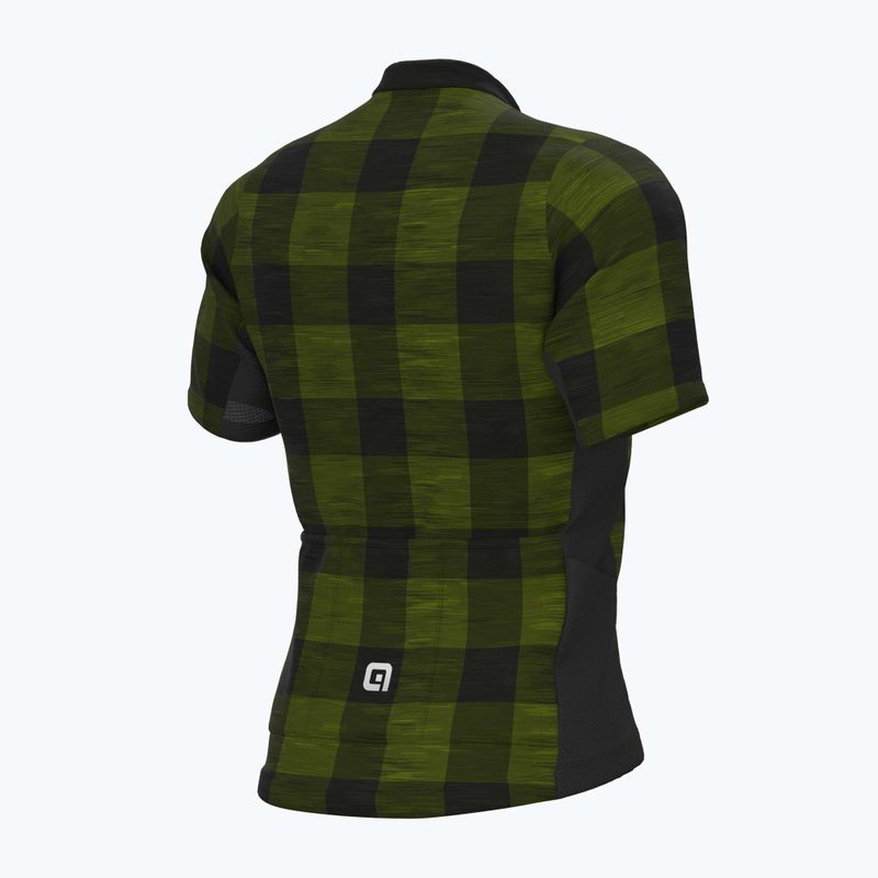 Koszulka rowerowa męska Alé Scottish green 6