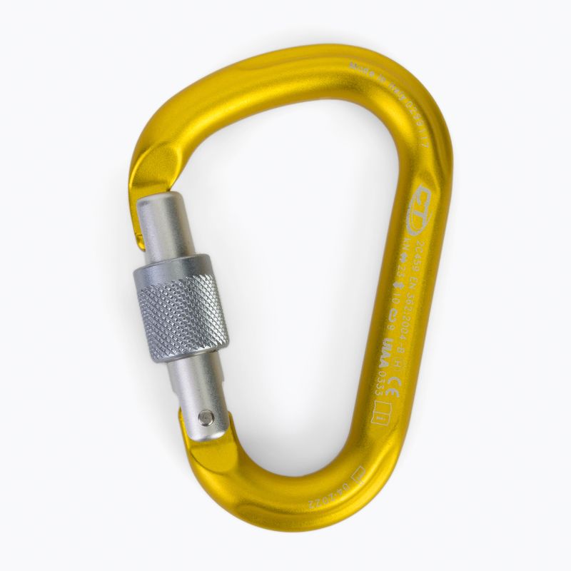 Karabinek Climbing Technology Snappy SG ocher/silver 2