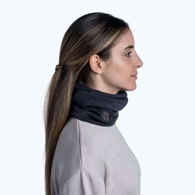 Komin BUFF Heavyweight Merino Wool solid grey 2
