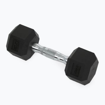Hantel ogumowany XTREXO Hex 5 kg