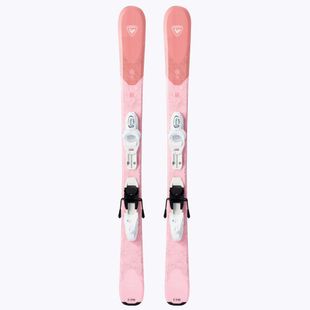 Narty zjazdowe dziecięce Rossignol Experience W Pro + wiązania Kid4 pink