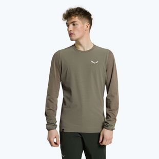 Longsleeve wspinaczkowy męski Salewa Lavaredo Hemp Print bungee cord