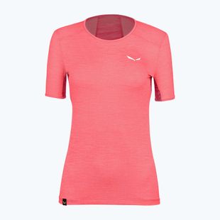 Koszulka trekkingowa damska Salewa Puez Graphic 2 Dry calypso coral melange