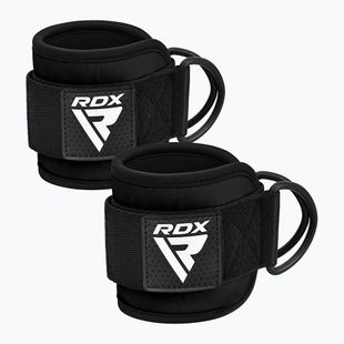 Paski z hakami na kostkę RDX Gym Ankle Pro A4 black